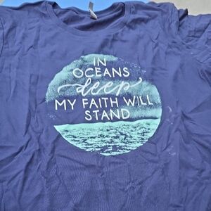 Blue Graphic Women's Top